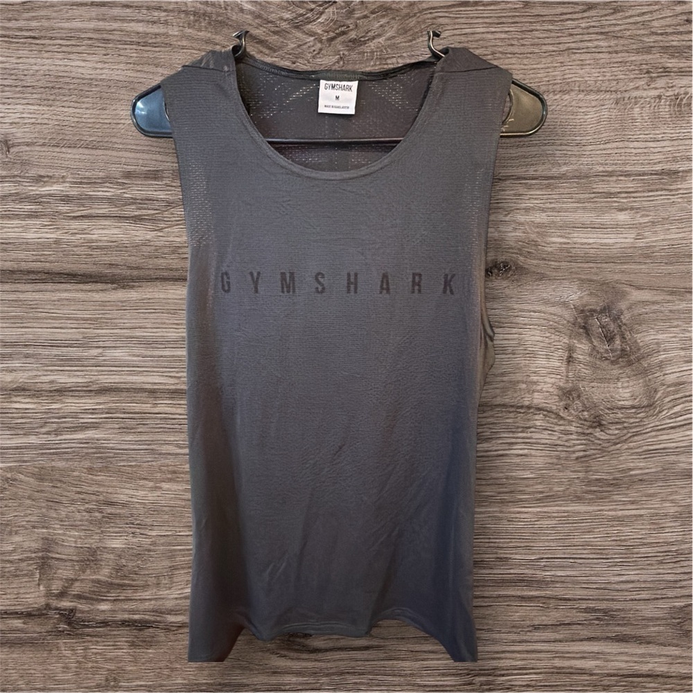 Gymshark Men’s Charcoal Sleeveless Top